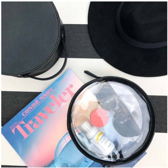 🆕Round Travel Toiletries Bag Carry On Case - Picture 5 of 8